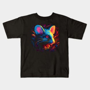 Neon Rodent #17 Kids T-Shirt